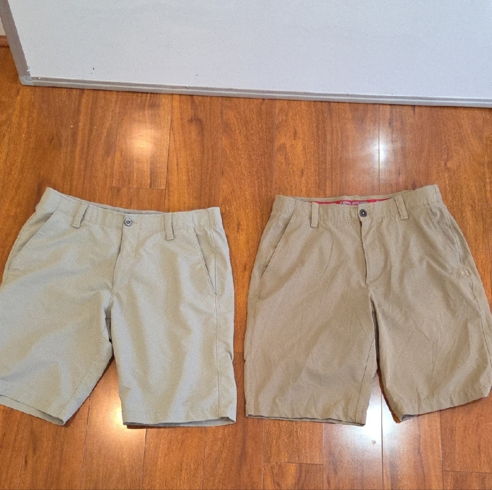 Under Armour Men's Beige and Khaki Shorts